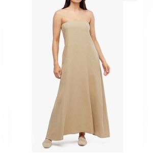 WeWoreWhat Tan Maxi Dress